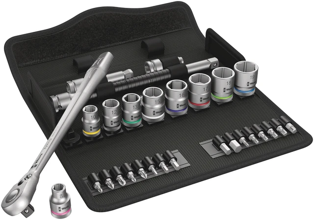 PIPESETT 3/8" ZYKLOP METAL 8100 Sb 8 29 Deler Wera 