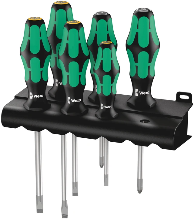 SKRUTREKKERSETT KRAFTFORM PLUS 334/335/6 Wera 