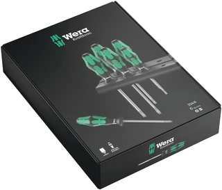 SKRUTREKKERSETT KRAFTFORM PLUS 334/6 Wera