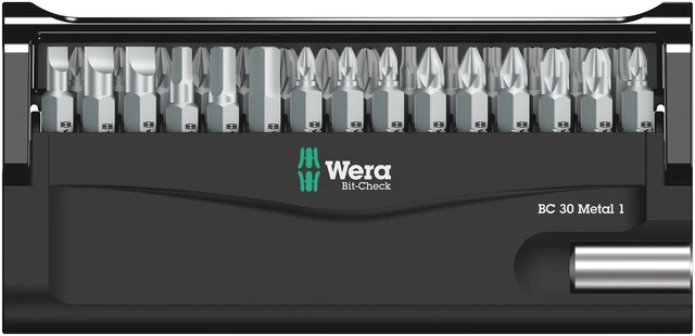 BITSETT METAL 1 BIT-CHECK 30 29-BITS Wera 