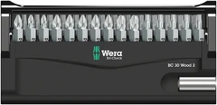 BITSETT WOOD 2 BIT-CHECK 30 29-BITS Wera