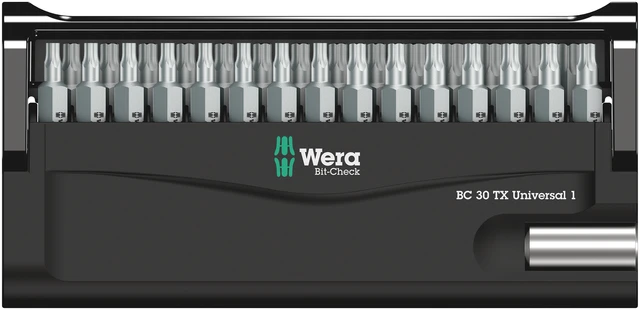 BITSETT UNIVERSAL 1 BIT-CHECK 30 TX 29-Bits Wera 
