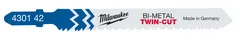 STIKKSAGBLAD T123XF 75/2,5-1,8 Milwaukee Tilbeh&#248;r