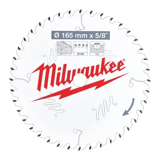 SIRKELSAGBL W165X15.87X1.6X40 Milwaukee Tilbeh&#248;r