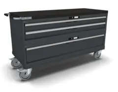 VERKT&#216;YVOGN 3 SKUFFER 78X27E M/ HJUL 1435x572x805mm NCS S 6502-B, 2 mod Lista