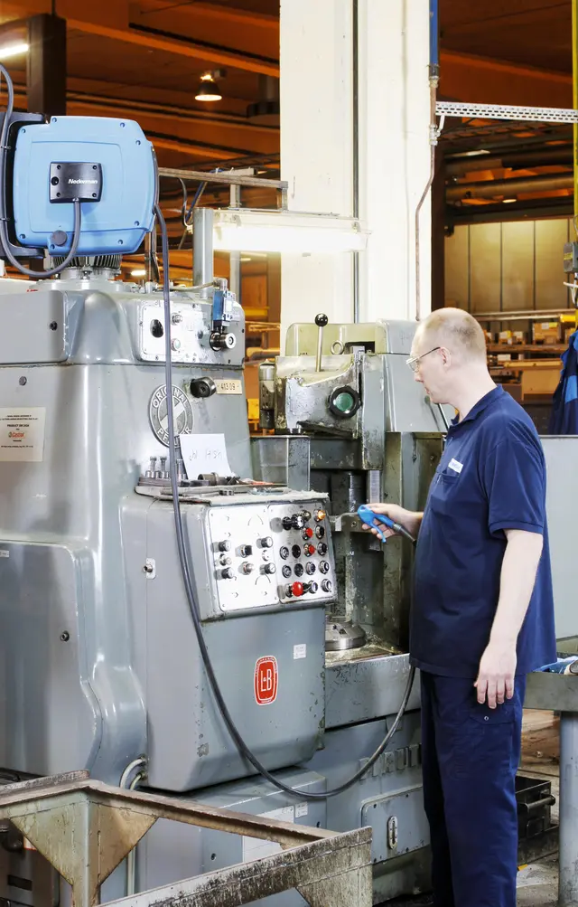 SLANGETROMMEL H20 12 METER VANN/LUFT 1/4" slange 12 bar Kompositt Nederman 