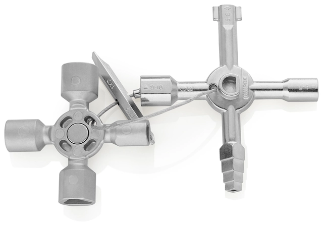 VAKTMESTERNØKKEL 00 11 01 KNIPEX Twinkey Bryterskapsnøkkel Knipex 