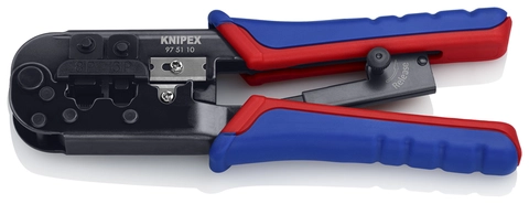 KRYMPETANG MODUL&#198;R 97 51 10 6 &amp; 8-Pol  Knipex