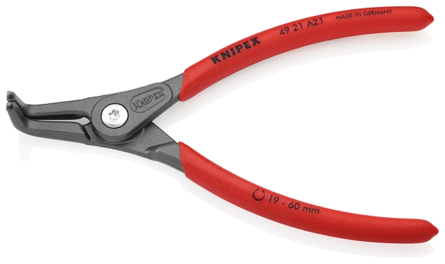 SEEGERINGSTANG UTVENDIG BØYD A21 Ø 19-60mm Presisjon Knipex 