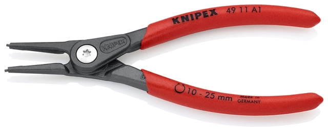 SEEGERINGSTANG  UTVENDIG RETT A1 Ø 10-25mm Presisjon Knipex 