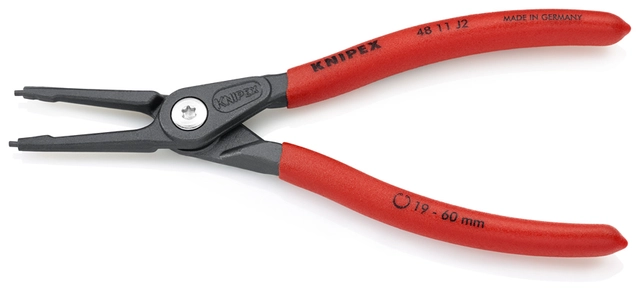 SEEGERINGSTANG INNV. RETT J2 Ø 19-60mm Presisjon Knipex 