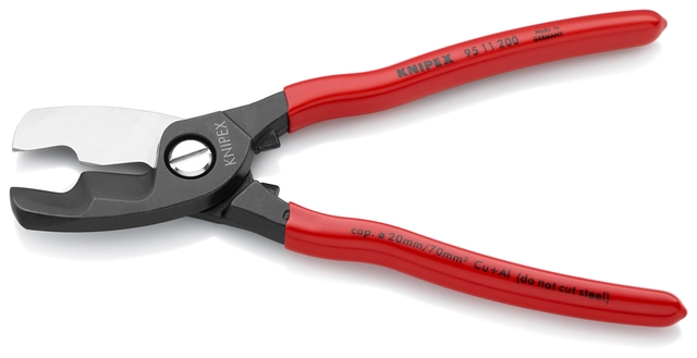 KABELKUTTER 95 11 200 Ø20 mm 70 mm2 200mm  Knipex 