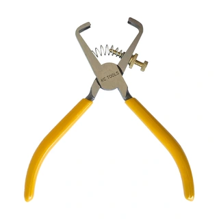AVISOLERINGSTANG 160MM KC TOOLS Gul Pvc - M/Fj&#230;r - Max4,5mm2 KC Tools