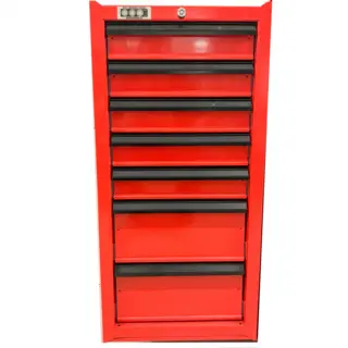 SIDESKAP R&#216;D W15-7X 7 Skuffer 382X460X795Mm KC Tools