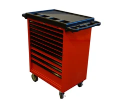 VERKTØYVOGN RØD W26S-10X 10 Skuffer 670X460X812mm KC Tools