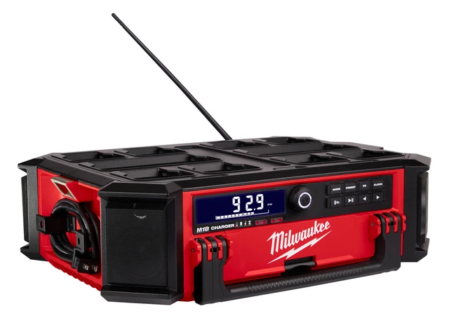 ARBEIDSRADIO DAB+ M18 PACKOUT™ Radio + lader Milwaukee 