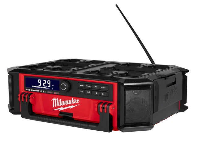 ARBEIDSRADIO DAB+ M18 PACKOUT™ Radio + lader Milwaukee 
