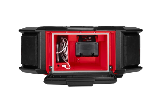 ARBEIDSRADIO DAB+ M18 PACKOUT™ Radio + lader Milwaukee 