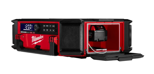 ARBEIDSRADIO DAB+ M18 PACKOUT™ Radio + lader Milwaukee 