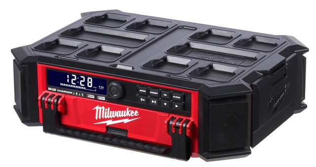 ARBEIDSRADIO DAB+ M18 PACKOUT™ Radio + lader Milwaukee 