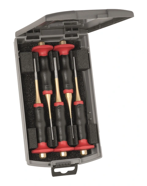 DRIVDORSETT SYL. M/GREP 2-6MM 5 STK M/Tokomponent Sikkerhetsgrep Rennsteig