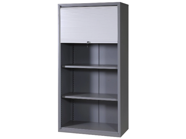 VERKSTEDSKAP MED SJALUSIDØR RAL 7037 2000x1020x540mm 