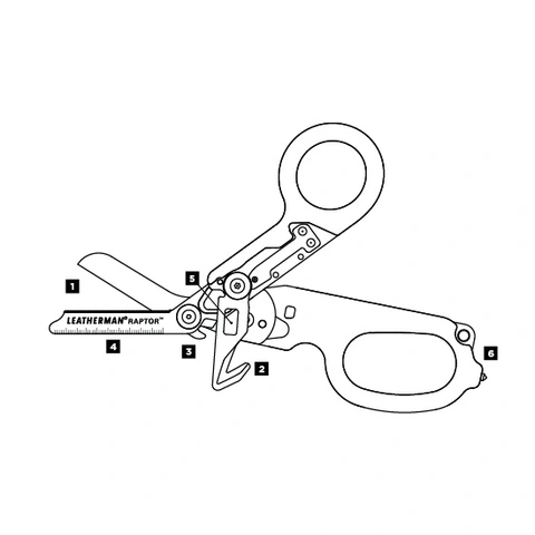 MULTIVERKTØY RAPTOR Med mulighet for gravering - Leatherman 