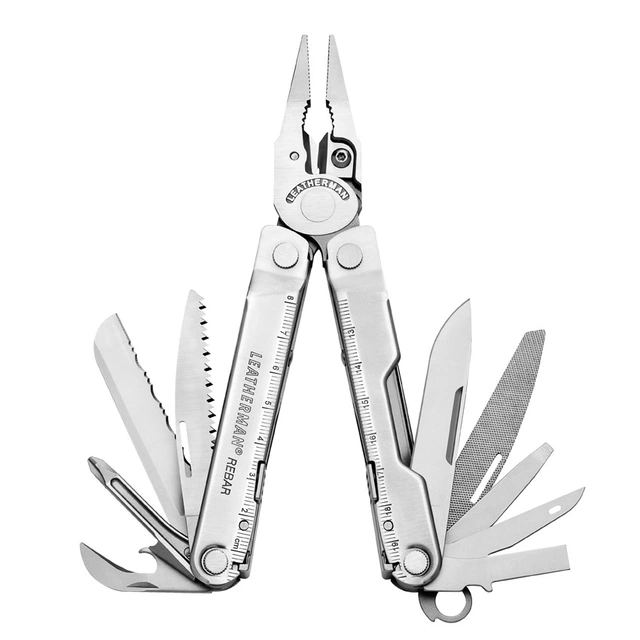 MULTIVERKTØY REBAR RUSTFRI TASKE Med mulighet for gravering - Leatherman 