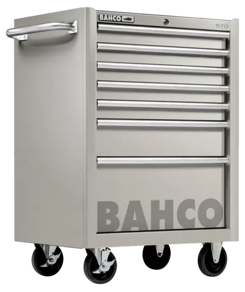 VOGN RUSTFRI 26" ROBUST BAHCO 7 SKUFFER B763xH956xD501mm, Skuff:5x50,116,246mm