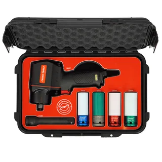 MUTTERTREKKER 1/2&quot; 1400NM I KOFFERT 17,19,21,22mm lang pipe 150mm - FTC