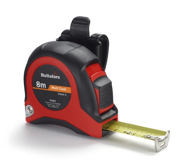 MÅLEBÅND PR 8M KL I METRISK Eu Klasse I -  Hultafors 