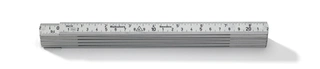 TOMMESTOKK ALUM A61 Metr. Gradering/Engelsk Tomme Hultafors