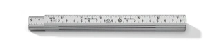 TOMMESTOKK ALUM A61-1-6 Metr. Gradering/Engelsk Tomme Hultafors