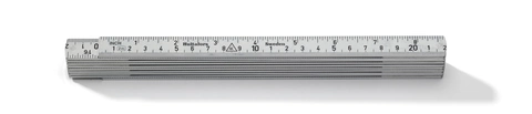 TOMMESTOKK ALUM A61-2-10 Metr. Gradering/Engelsk Tomme Hultafors