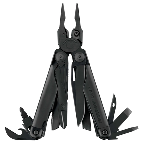 MULTIVERKTØY SURGE SORT Med mulighet for gravering - Leatherman