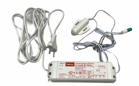 DRIVER/SENSORKIT LED 30 W For skap og hyller, Gigant