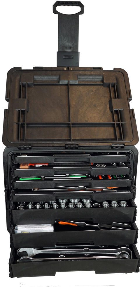 VERKT&#216;YKOFFERT H&#216;YDESIKRET VKS01 SORT Inkl verkt&#248;y h&#248;ydesikret FTC