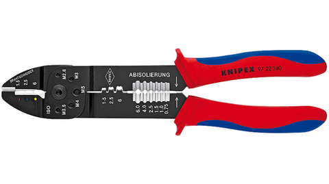 KRYMPETANG 97 22 240 SORT LAKKERT Knipex 