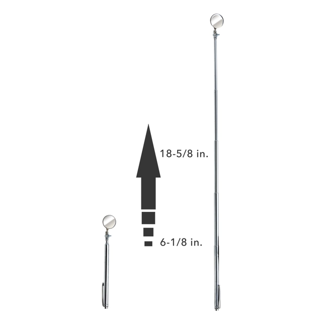 INSPEKSJONSSPEIL 22 MM M/ KLIPS Teleskopisk 152-473mm Ullman 