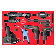 TRYKKLUFTSETT AIR12K-DE 10 DELER 7 Maskiner - Fosen Tools