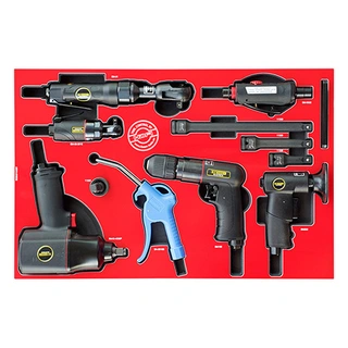 TRYKKLUFTSETT AIR12K-DE 10 DELER 7 Maskiner - Fosen Tools