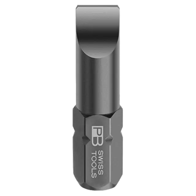 BITS 1/4" RETT 1,2X8 L=25MM Din 3126 C6 PB Swiss 