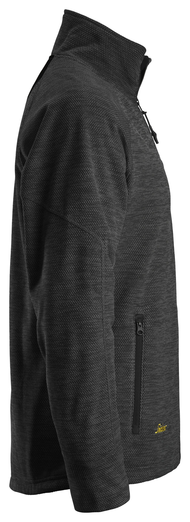 FLEECEJAKKE 8042 SORT/SORT STR: M Snickers 