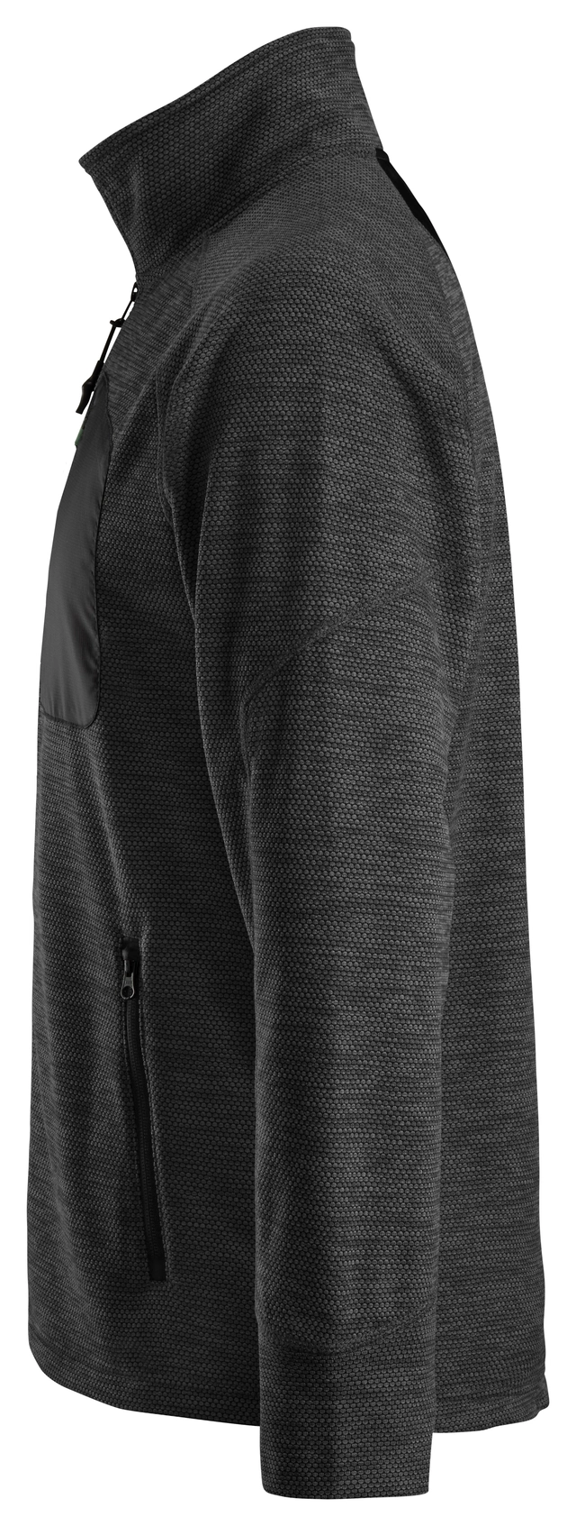 FLEECEJAKKE 8042 SORT/SORT STR: XS Snickers 