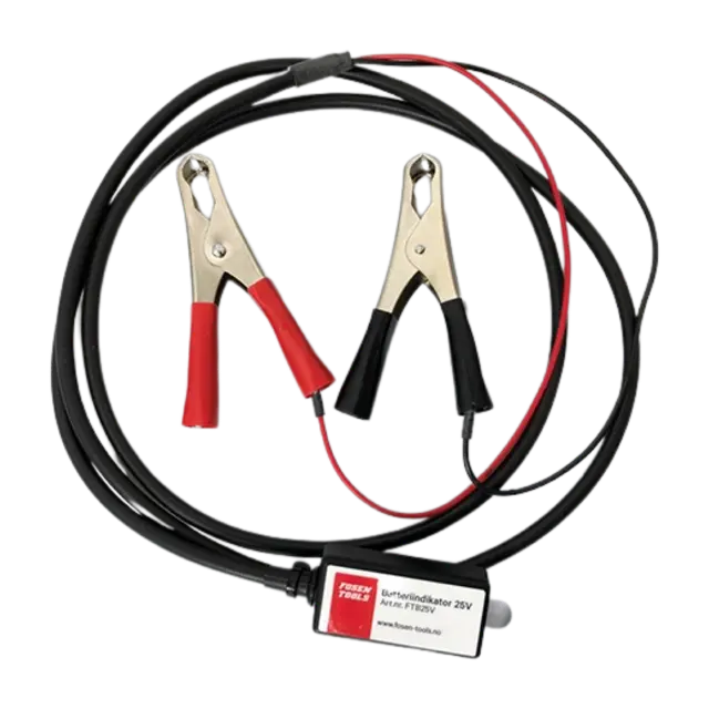BATTERI OVERVÅKNING 25V Batteri monitorering LED, FTC 