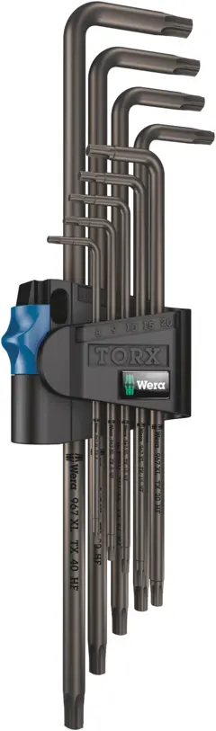 N&#216;KKELSETT TORX 9 STK HF XL L-n&#248;kler 967/9 TX 1 Wera