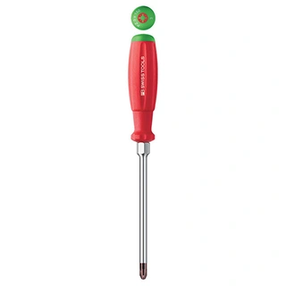 SKRUTREKKER POZIDRIV SWISS 8192 S 6-Kt Klinge, Santoprene 2-Komp PB Swiss