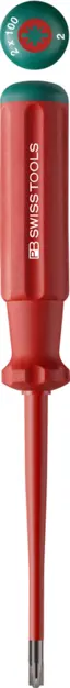SKRUTREKKER PZ1/RETT 0,7X4X80 SLIM 1000V 1000V Santoprene 2-komp håndtak PB Swiss