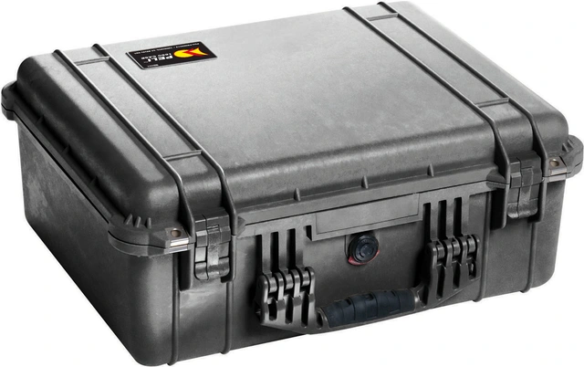 KASSE PELI 1550 SORT UTEN INNHOLD Innv. mål: 473x360x196 mm - Peli 