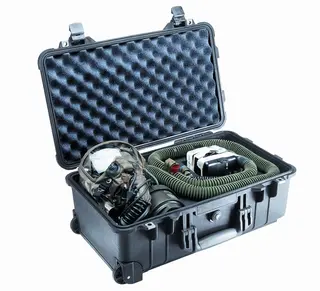 KASSE PELI 1510 M/SKUM OG HJUL, SORT Innv. m&#229;l: 502x279x193 mm - Peli